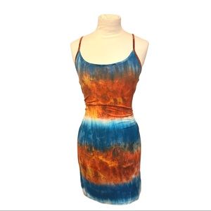 Tie Dye Summer Mini Dress